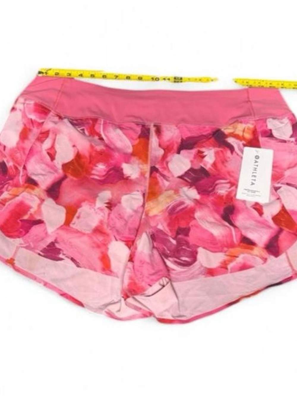 Athleta Run With It Printed Shorts 4.5" | NWT Pink Floral Workout 2X
